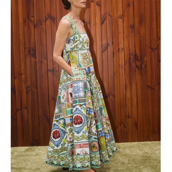 Alemais tommasina summer midi dress - Picture 3 of 15